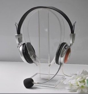 透明亞克力塑料耳機展架 可拆卸耳機展示架子 頭戴式耳機架